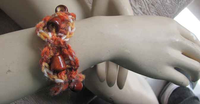 large image of art item: accessory &ndash; bracelet beads brown