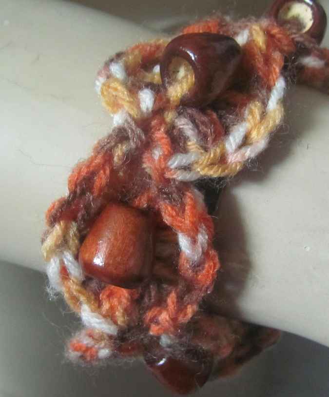 large image of art item: accessory &ndash; bracelet beads brown