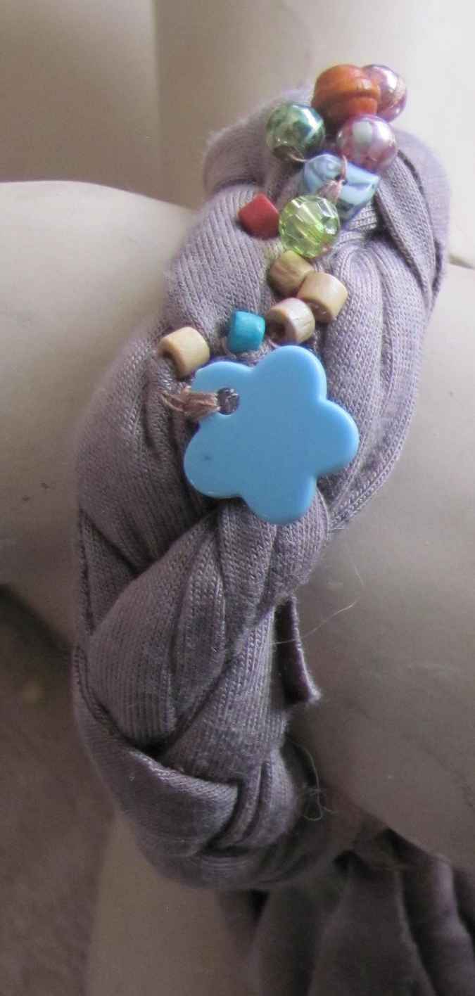 large image of art item: accessory &ndash; bracelet fabric beads
