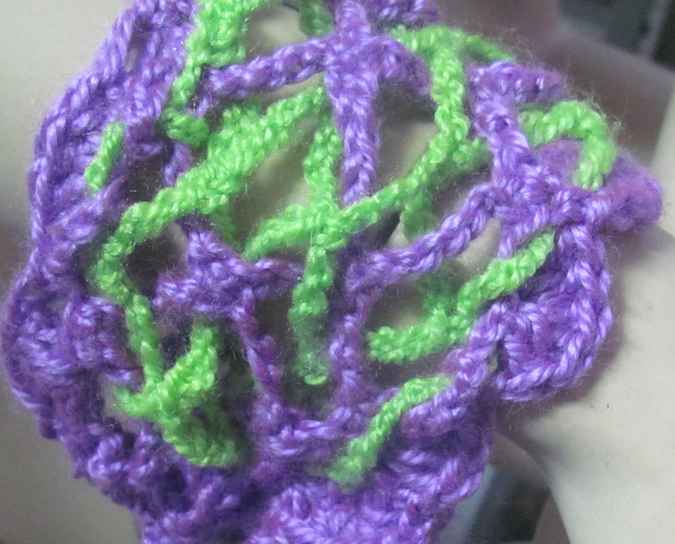 large image of art item: accessory &ndash; bracelet purple green