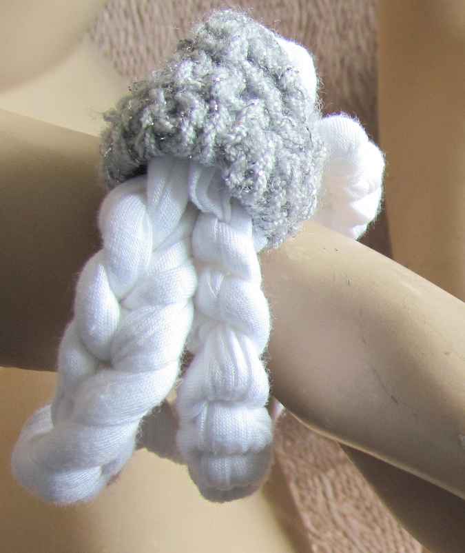 large image of art item: accessory &ndash; bracelet white cyan