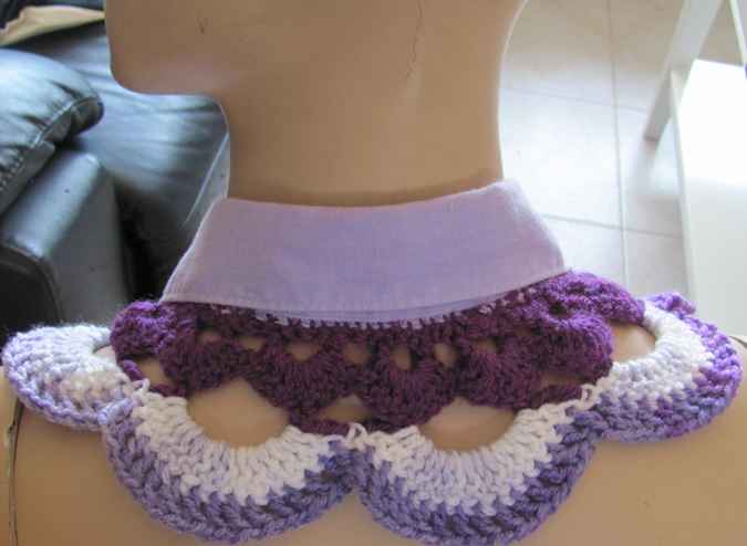 large image of art item: accessory &ndash; collar blue and purple