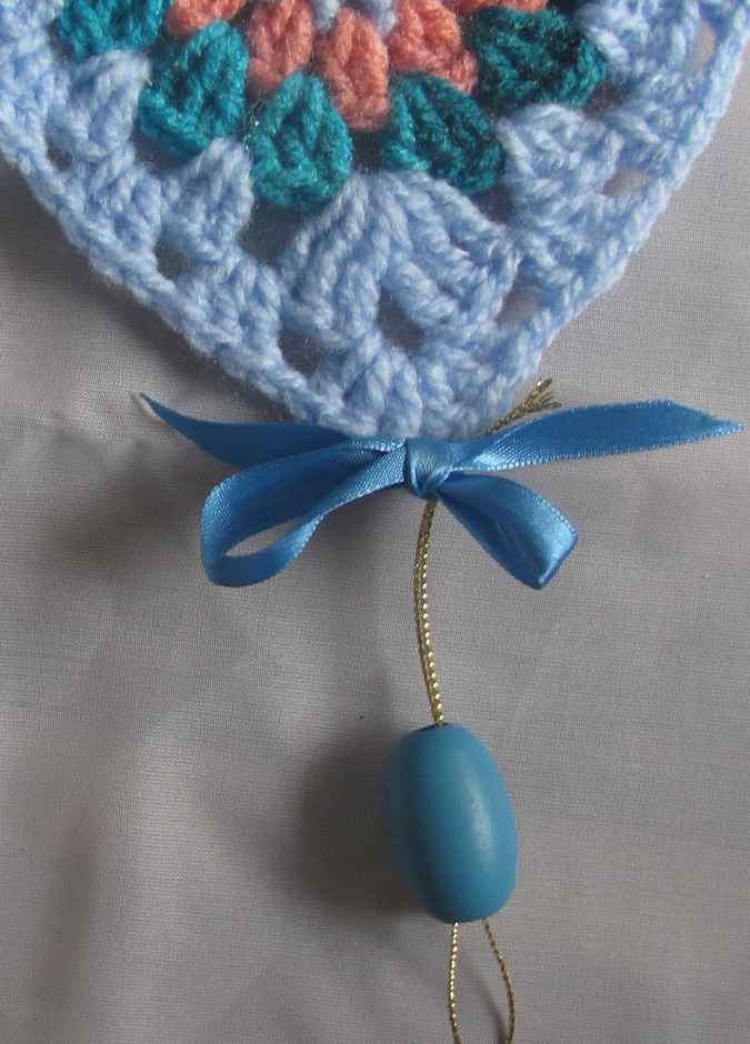 large image of art item: accessory &ndash; heart blue hamsa