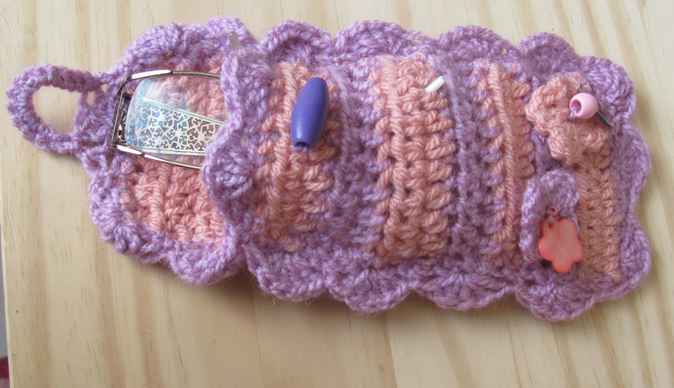 large image of art item: accessory &ndash; cell phone pocket pink