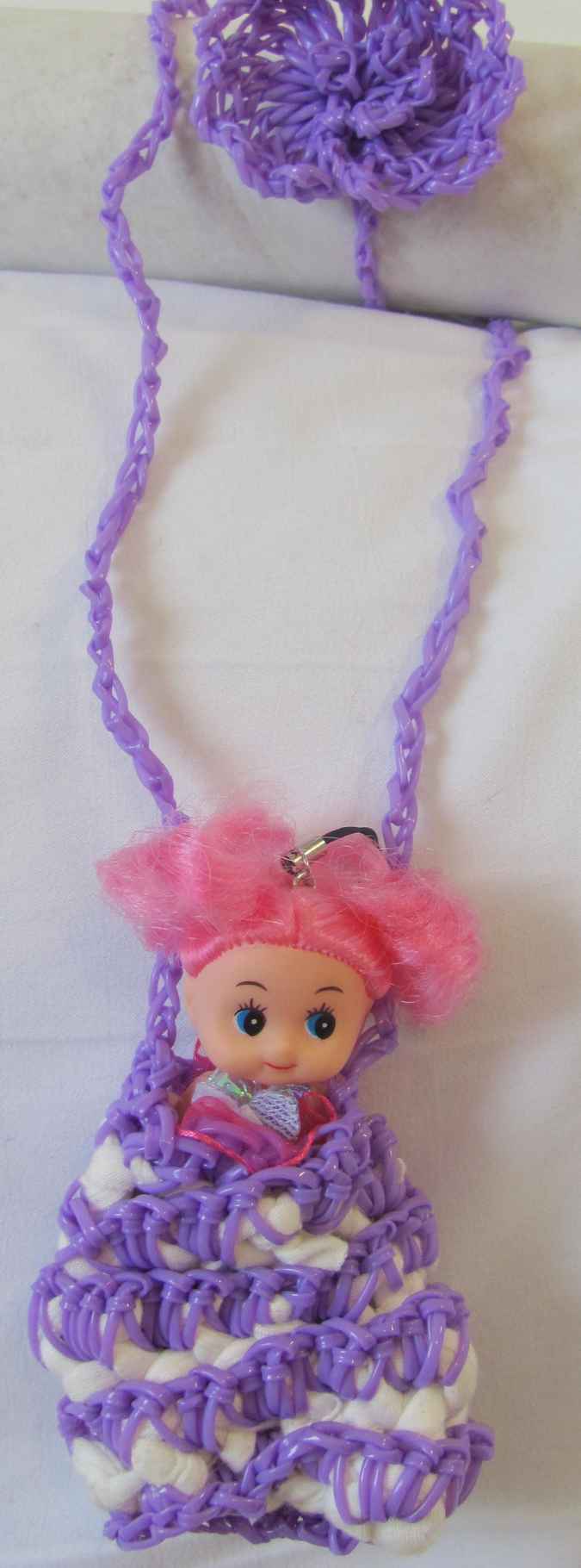 large image of art item: accessory &ndash; necklace purple doll