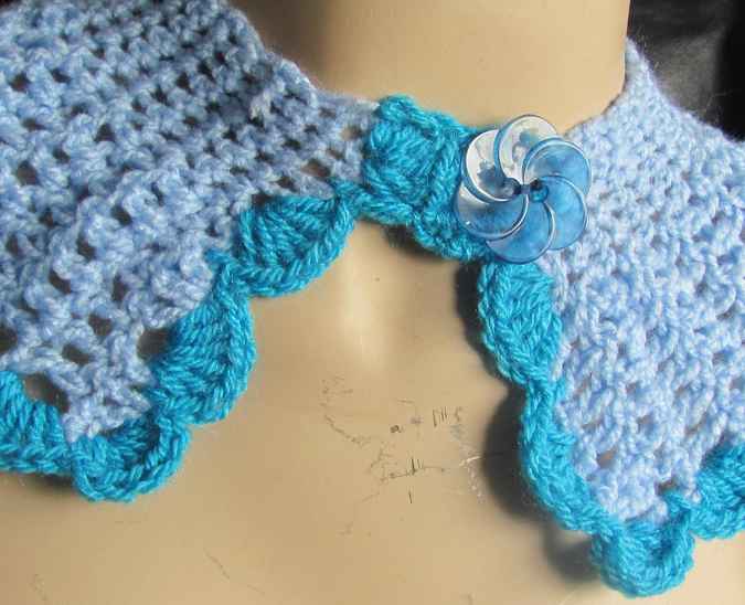 large image of art item: accessory &ndash; capeletcyan blue