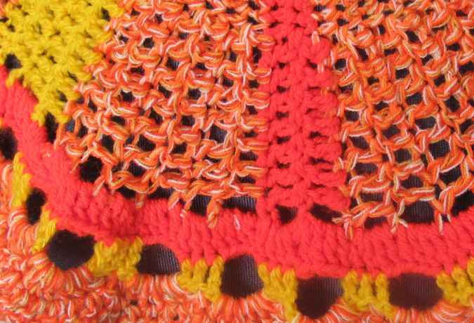 large image of art item: accessory &ndash; capeletorange