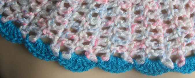 large image of art item: accessory &ndash; capeletpinkish blue