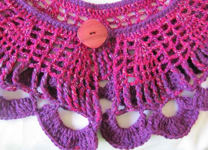 large image of art item: accessory &ndash; capeletnet purple