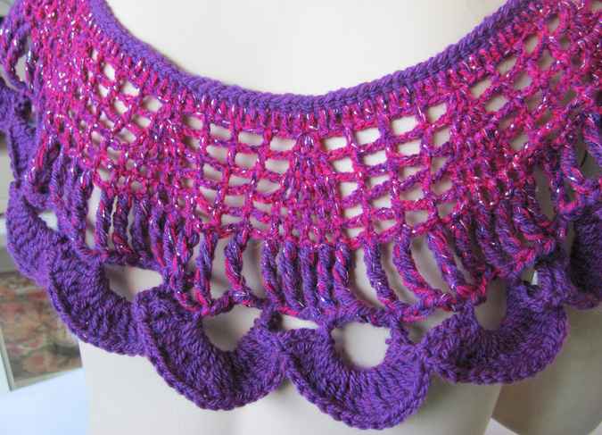 large image of art item: accessory &ndash; capeletnet purple