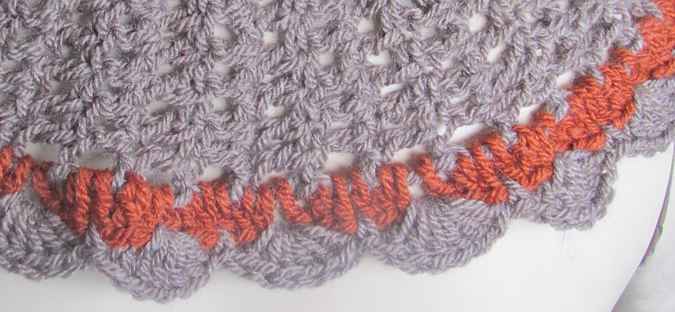 large image of art item: accessory &ndash; capelet gray brown