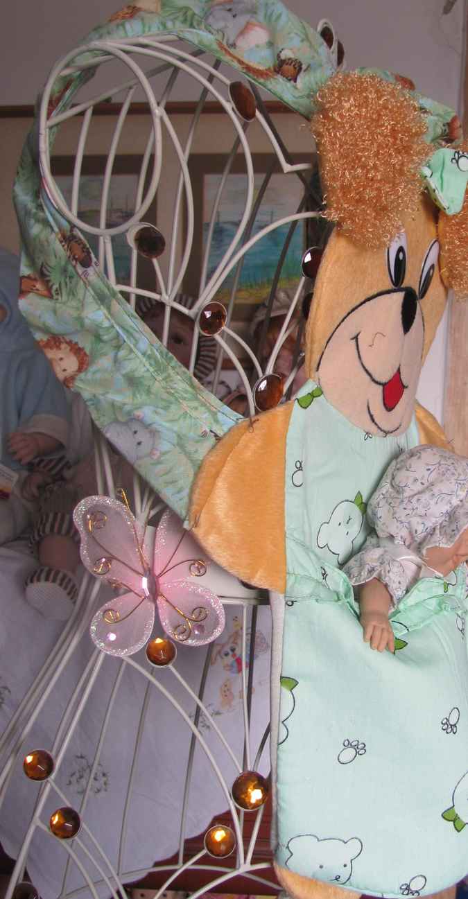 large image of art item: accessory &ndash; teddybear baby holder vest