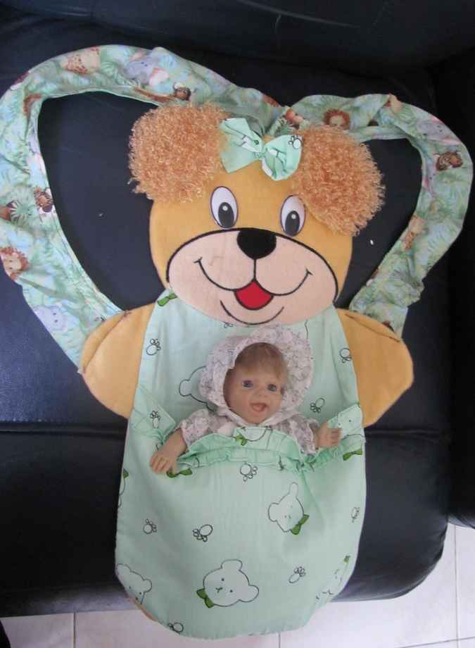 large image of art item: accessory &ndash; teddybear baby holder vest