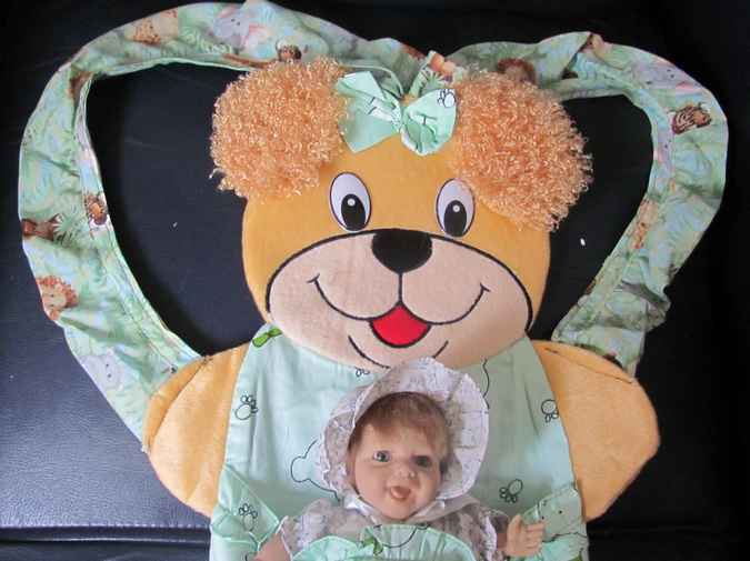 large image of art item: accessory &ndash; teddybear baby holder vest