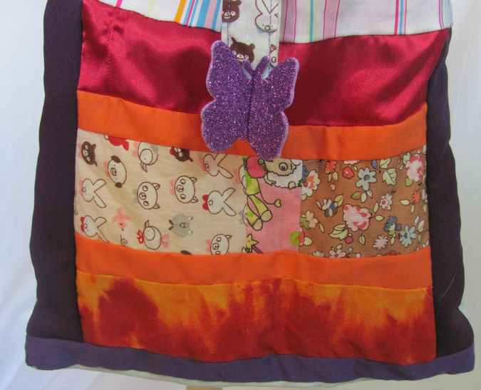large image of art item: bag &ndash; butterfly purple