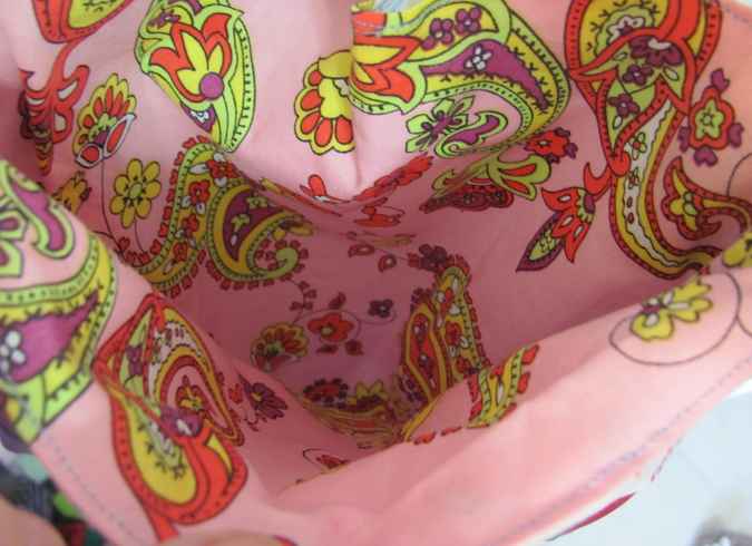 large image of art item: bag &ndash; butterfly purple