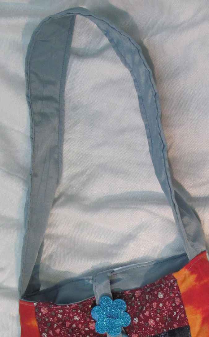 large image of art item: bag &ndash; dolphin blue