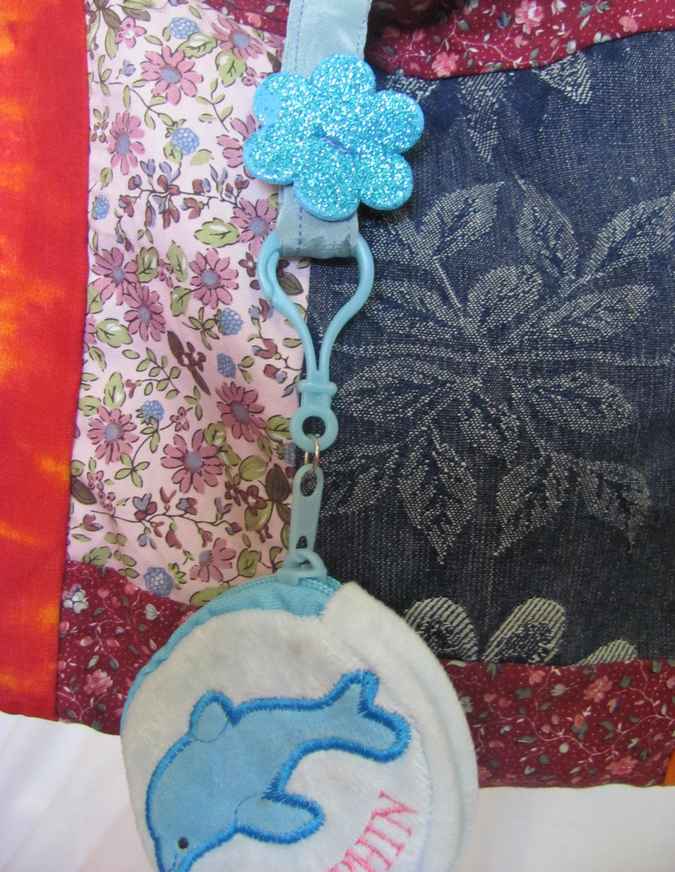 large image of art item: bag &ndash; dolphin blue