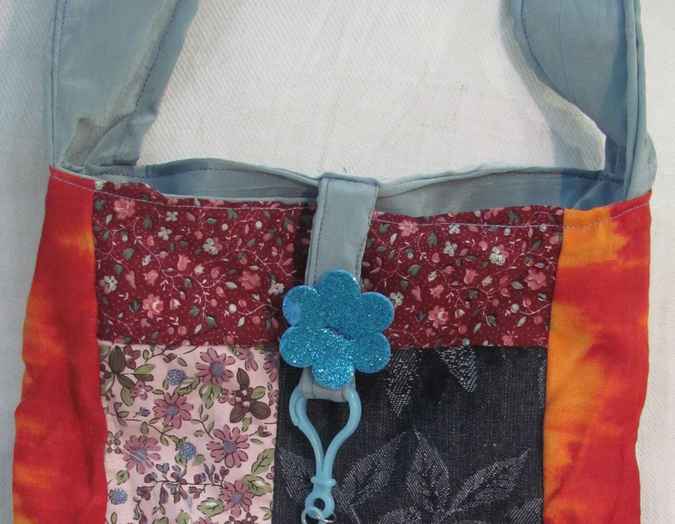 large image of art item: bag &ndash; dolphin blue