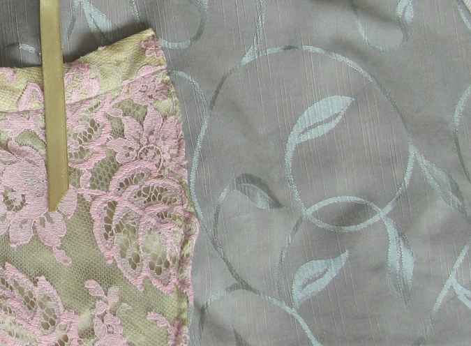 large image of art item: bag &ndash; gray pouch pink