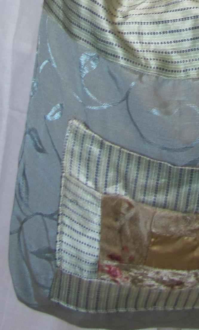 large image of art item: bag &ndash; gray pouch quilt