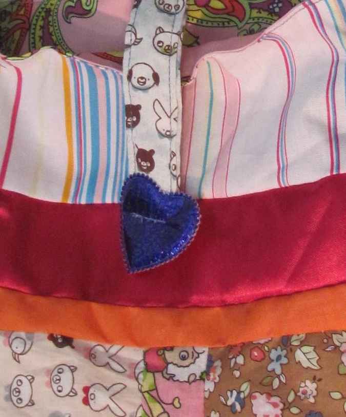 large image of art item: bag &ndash; heart blue