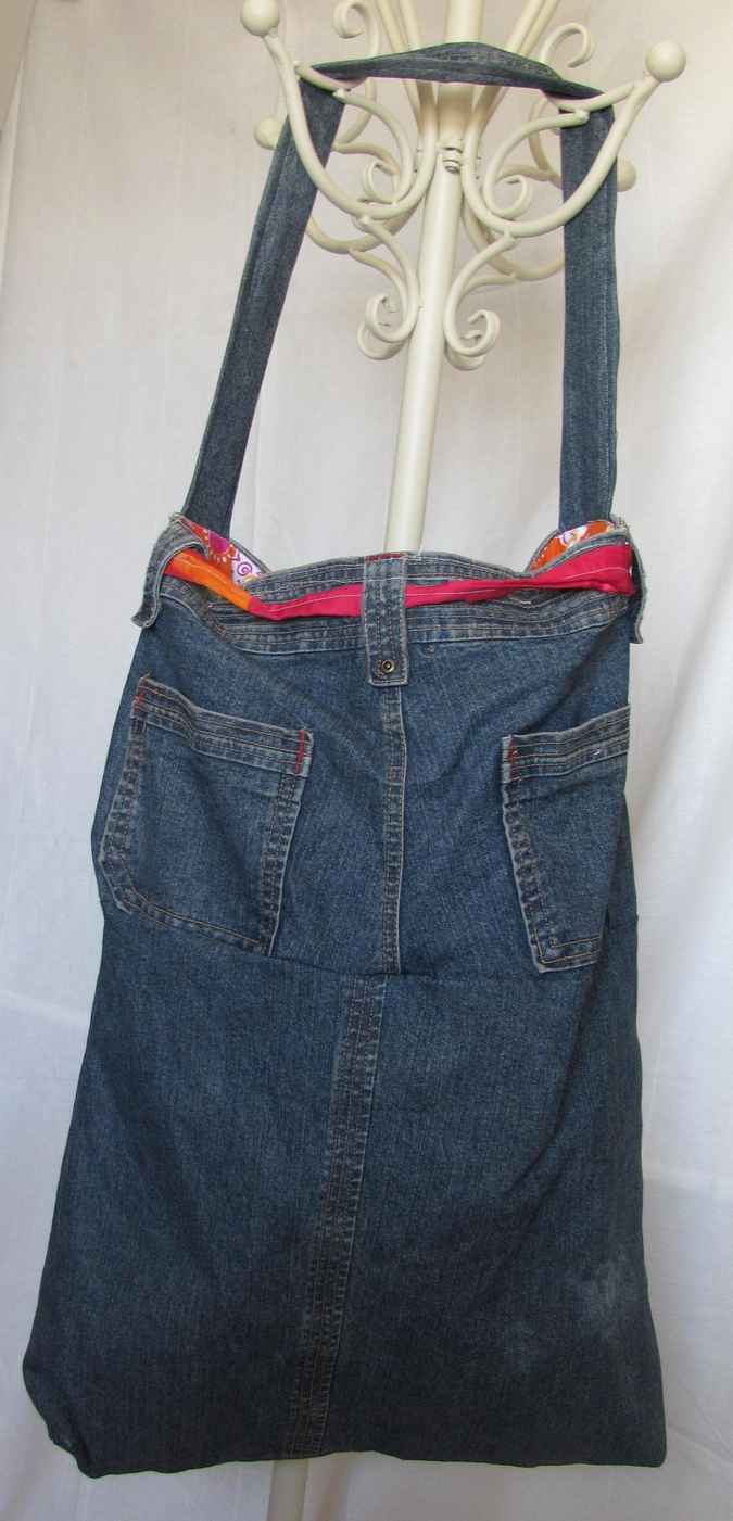 large image of art item: bag &ndash; jeans quiltstripes
