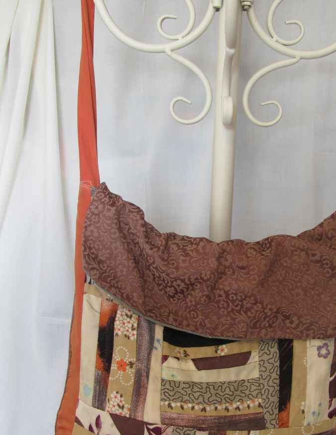 large image of art item: bag &ndash; orange brown