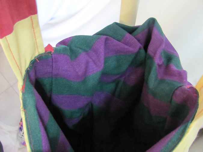 large image of art item: bag &ndash; punch banana crochet flowers