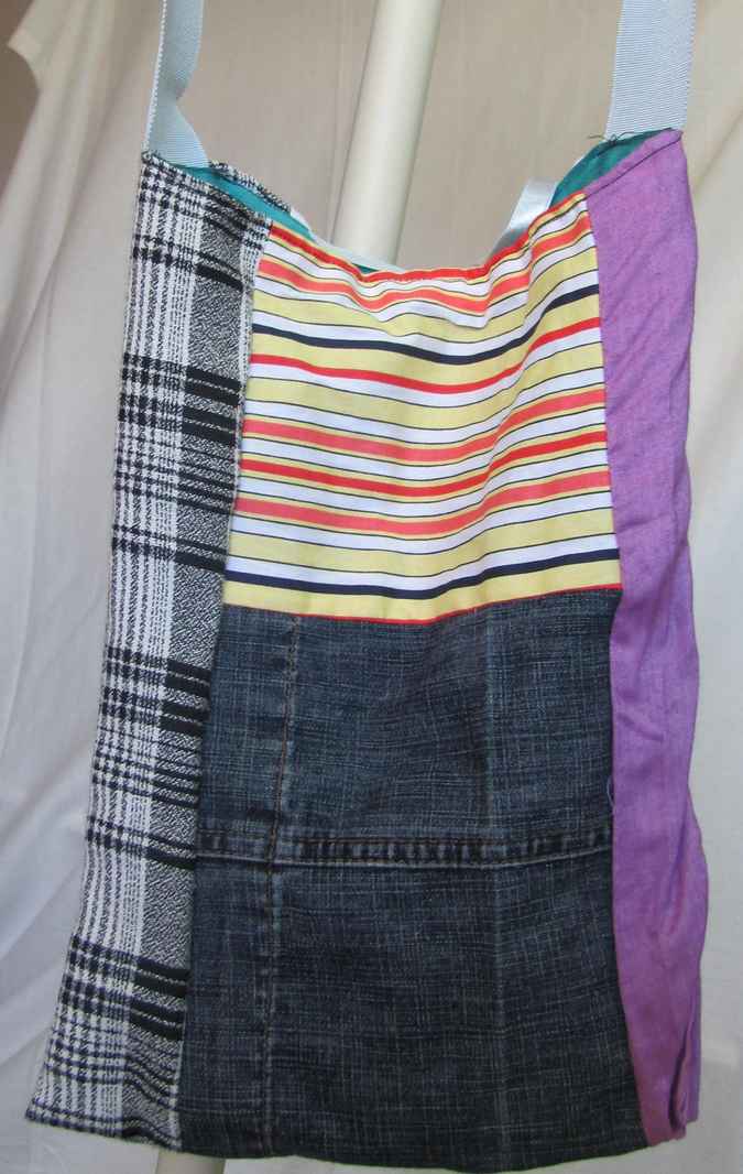 large image of art item: bag &ndash; quiltwork fuzzy bunny