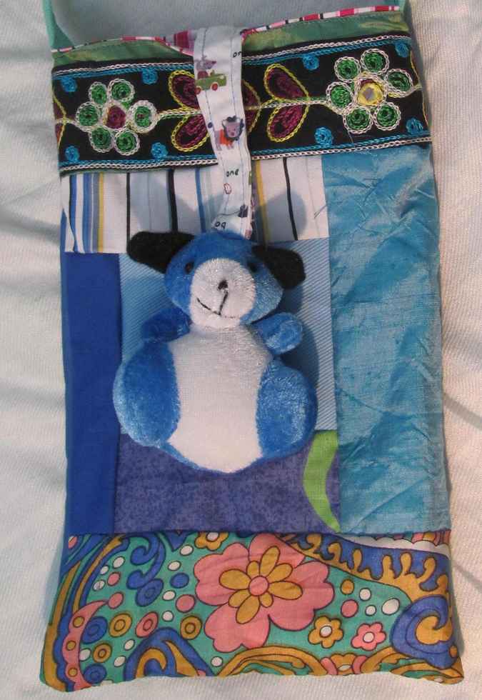 large image of art item: bag &ndash; teddy bear blue