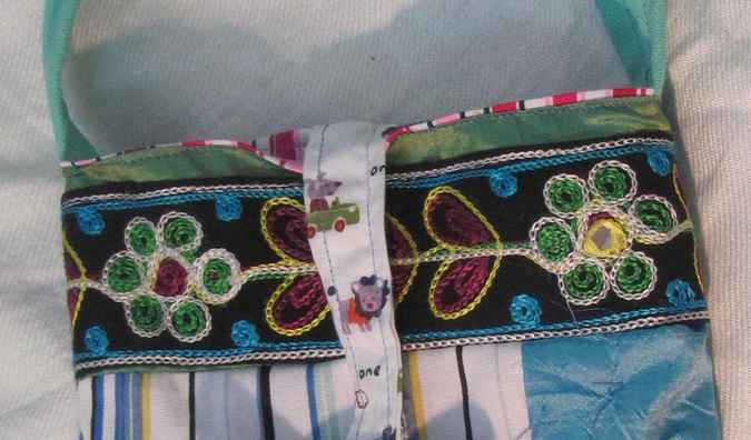 large image of art item: bag &ndash; teddy bear blue