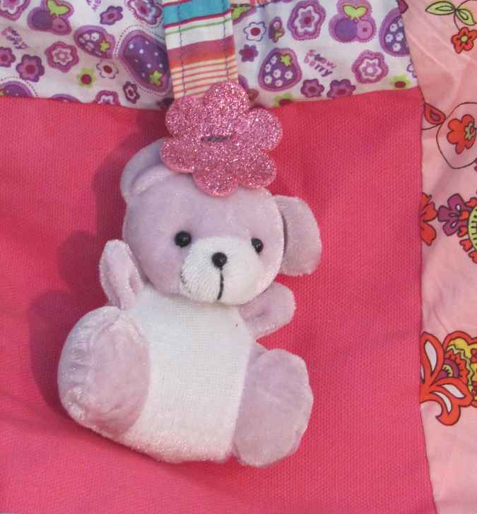 large image of art item: bag &ndash; teddy bear pink