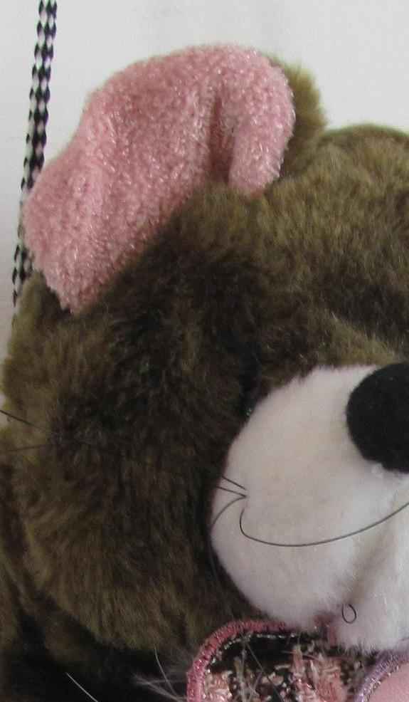 large image of art item: bag &ndash; teddy bear zipper brown