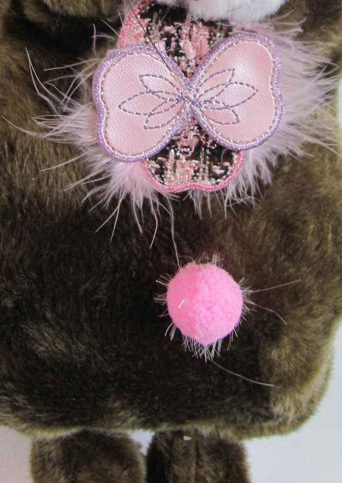 large image of art item: bag &ndash; teddy bear zipper brown