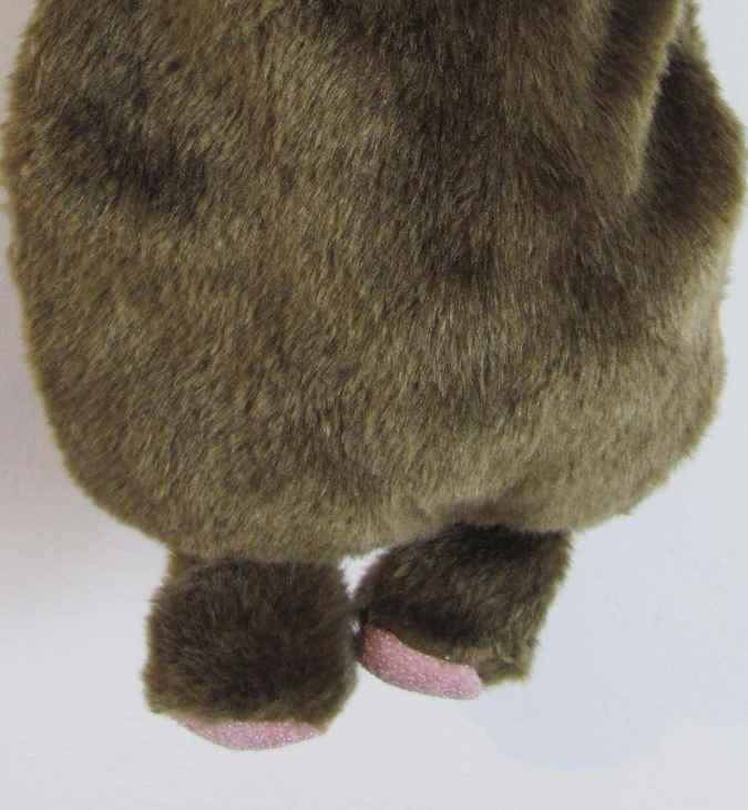 large image of art item: bag &ndash; teddy bear zipper brown