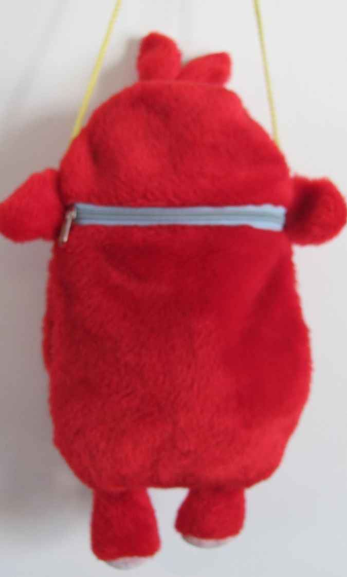 large image of art item: bag &ndash; teddy bear zipper red