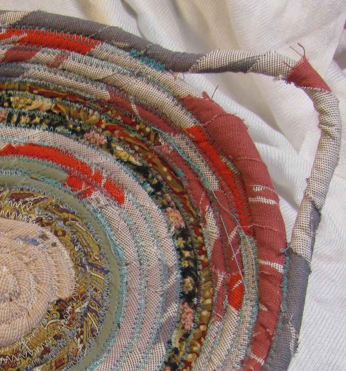 large image of art item: basket &ndash; butterflies orange white