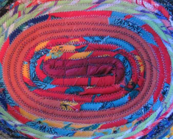 large image of art item: basket &ndash; crochet flower with fairy