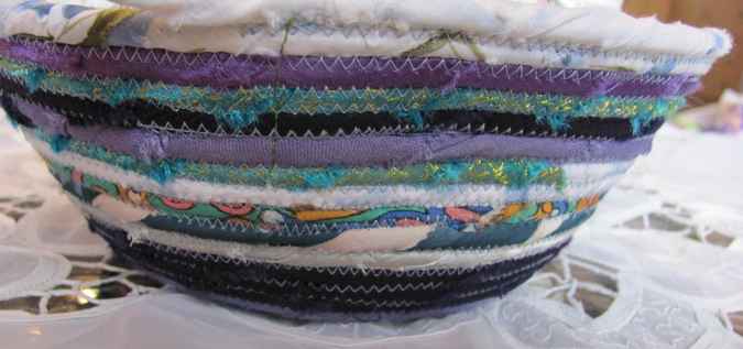 large image of art item: basket &ndash; hamsa blue white cyan