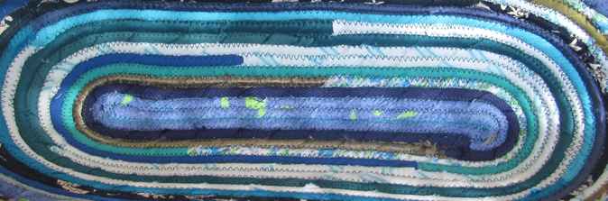 large image of art item: basket &ndash; long blue