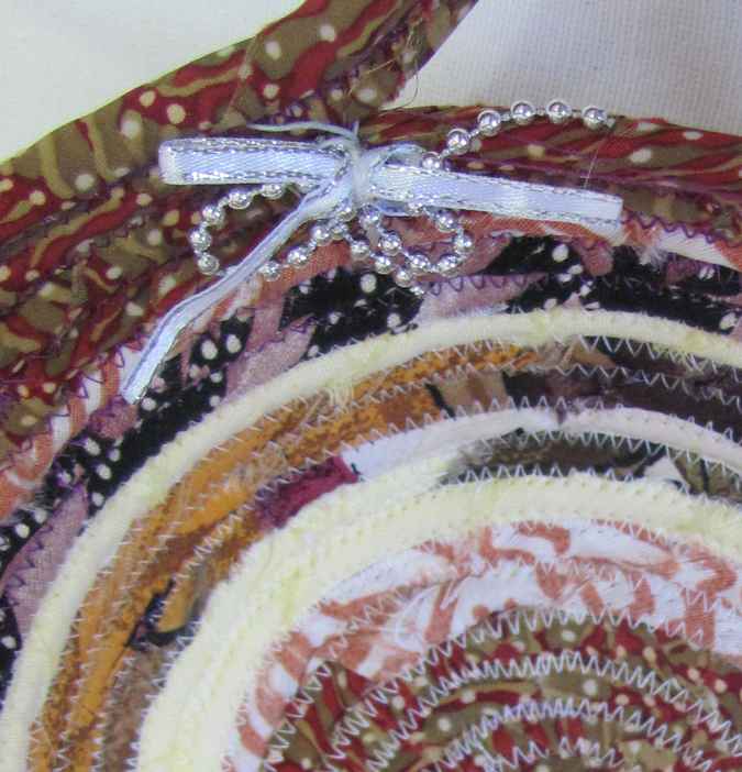 large image of art item: basket &ndash; pattern red brown