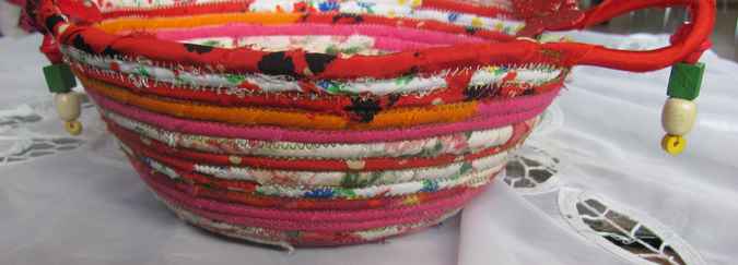 large image of art item: basket &ndash; strawberry pink