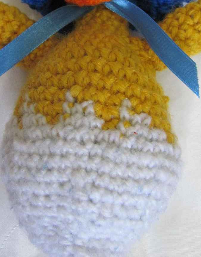 large image of art item: doll &ndash; baby chick crochet