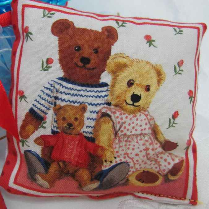 large image of art item: doll &ndash; doll with crocheted cradle