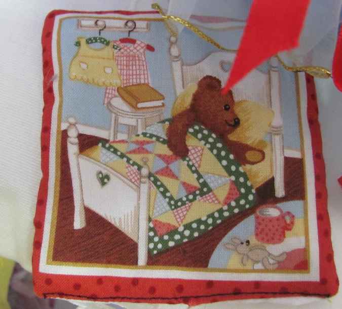 large image of art item: doll &ndash; doll with crocheted cradle