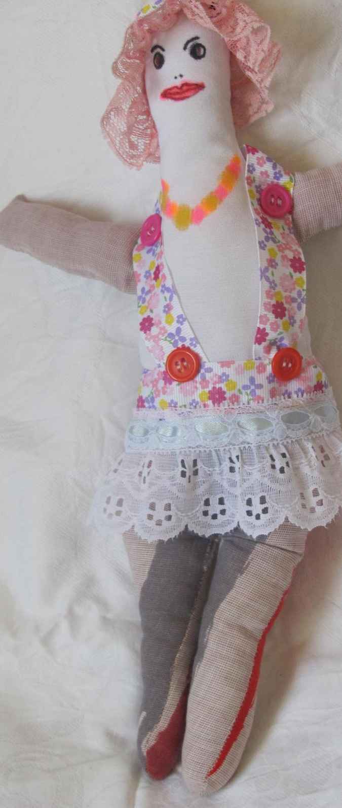 large image of art item: doll &ndash; doll with lace