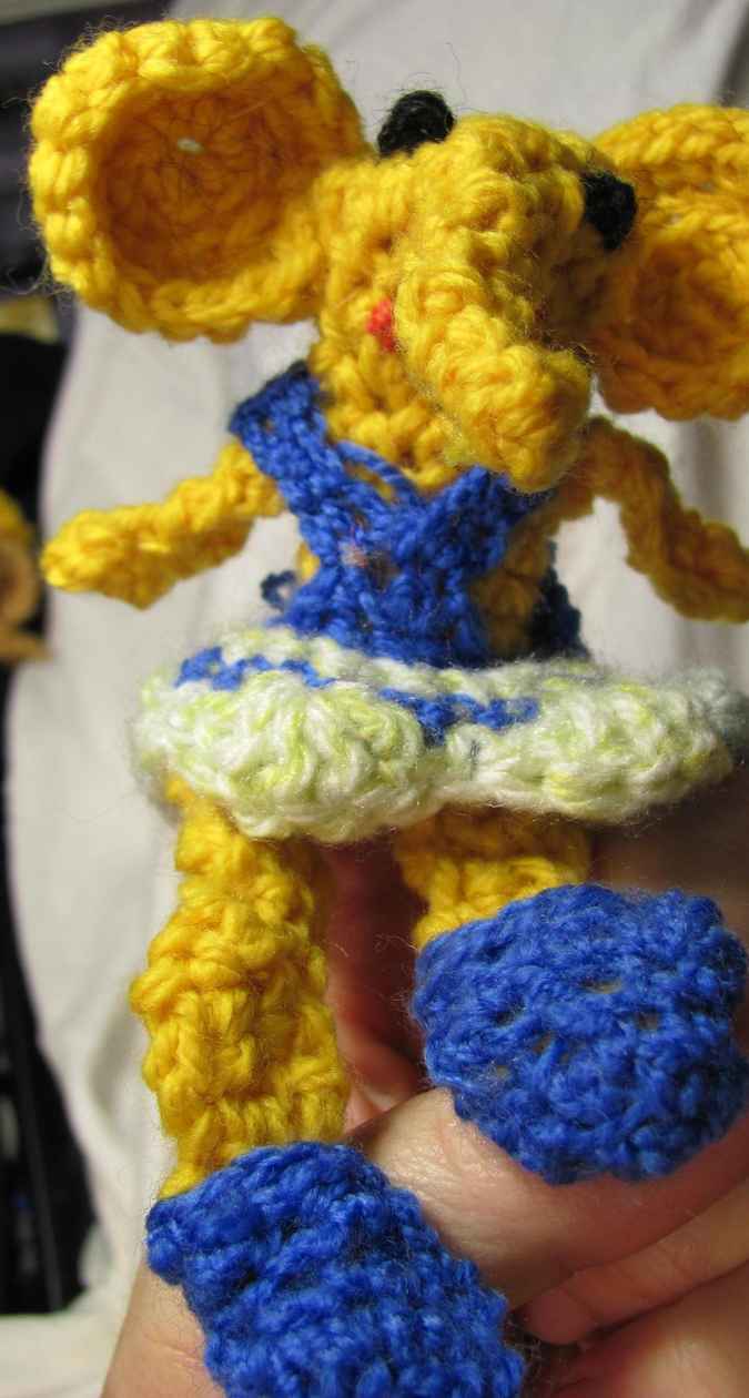 large image of art item: doll &ndash; finger puppet elephant