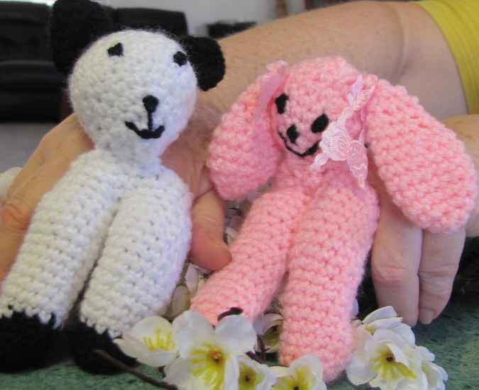 large image of art item: doll &ndash; finger puppets crochet