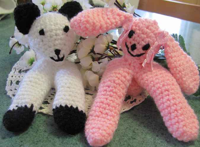 large image of art item: doll &ndash; finger puppets crochet